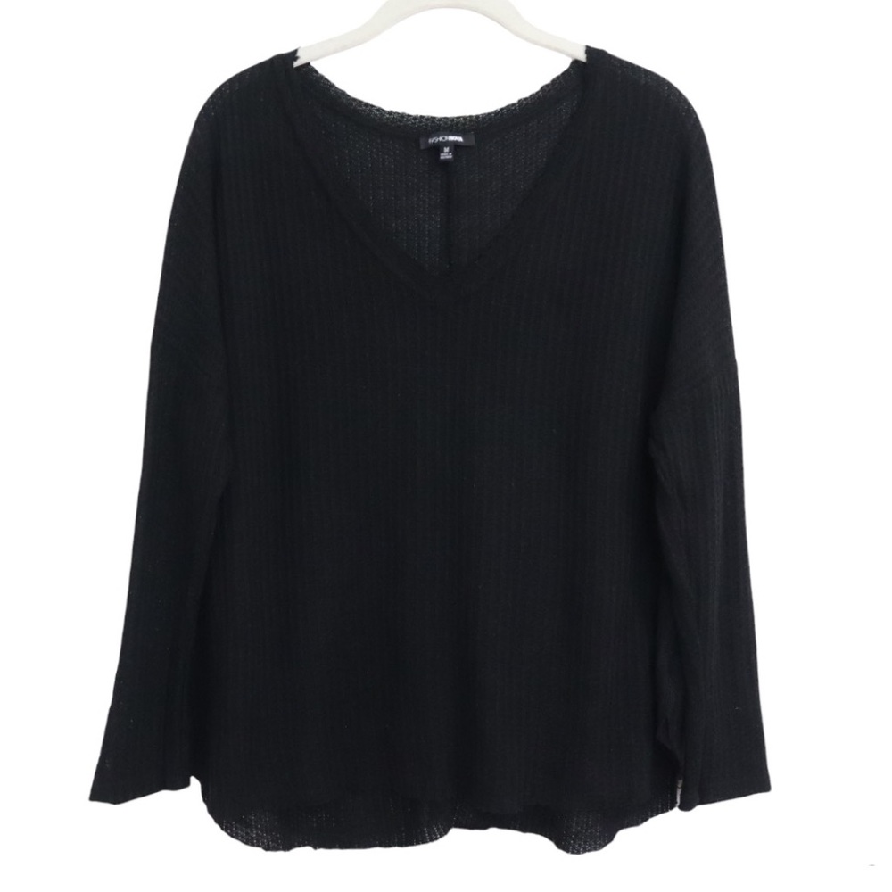 Fashion Nova Waffle V-Neck Lounge Top - Picture 2 of 8
